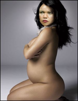 Condoleeza Rice nude pregnant pose